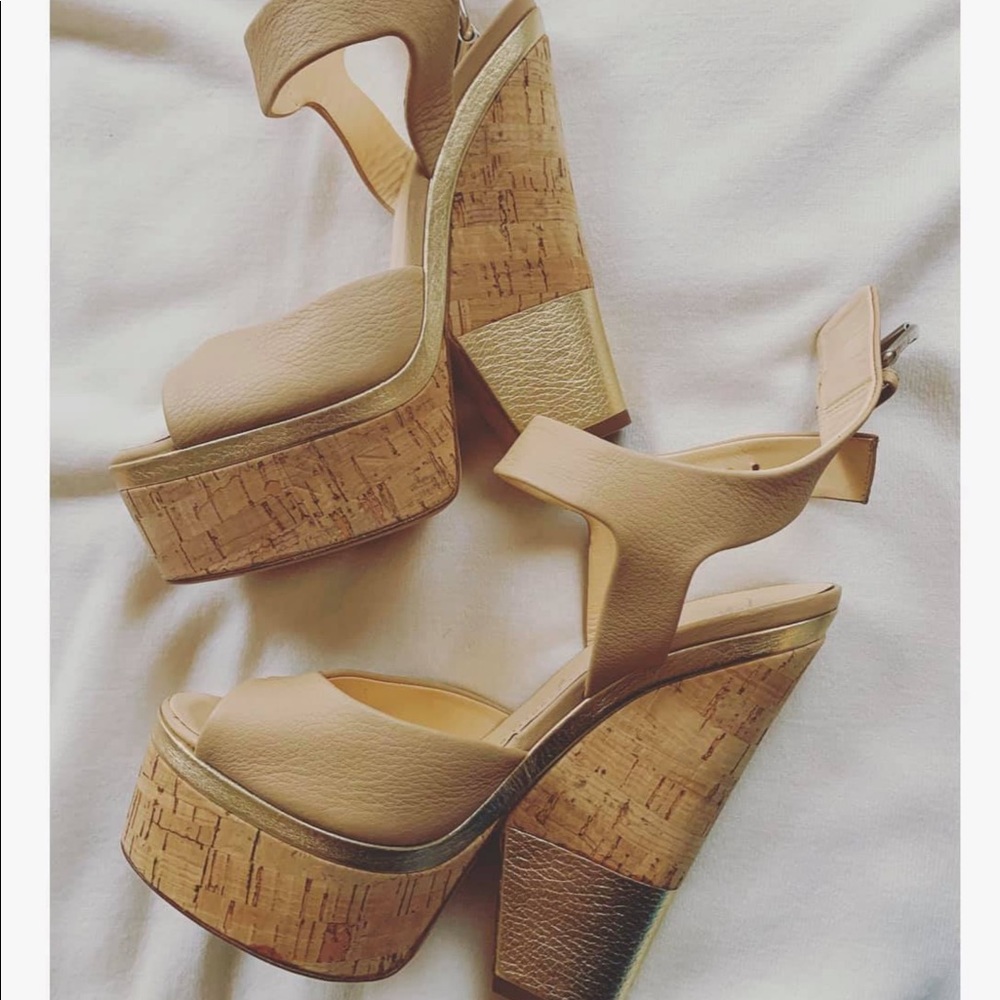 Giuseppe Zanotti Cork wedge heels